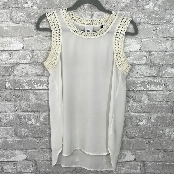 CABi Marisa Crochet Sleeveless Tank Top - Picture 2 of 6